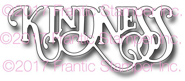 Frantic Stamper Cutting Die - Elegant Kindness