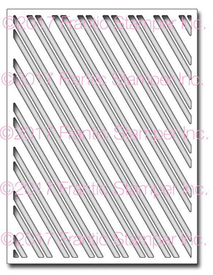 Frantic Stamper Cutting Die - Diagonal Striped Panel