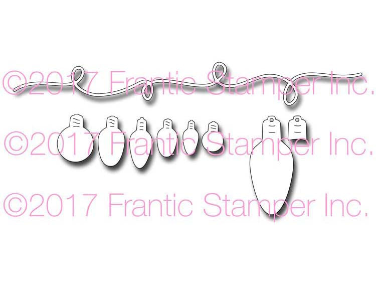 Frantic Stamper Cutting Die - String Of Lights