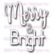 Frantic Stamper Cutting Die - Merry And Bright