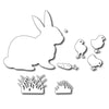 Frantic Stamper Cutting Die - Easter Bunny & Chicks (set of 8)