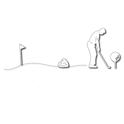 Frantic Stamper Cutting Die - Golf Set (3)