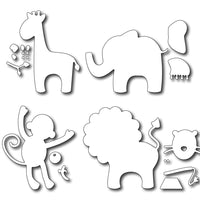 Frantic Stamper Cutting Die - Baby Animals