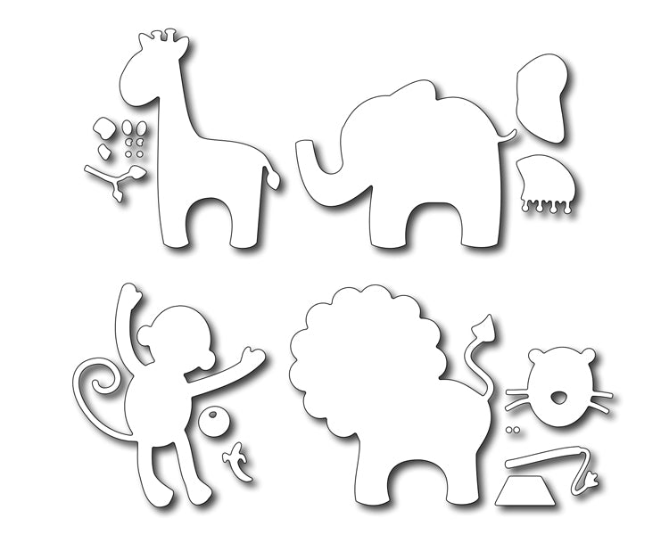 Frantic Stamper Cutting Die - Baby Animals