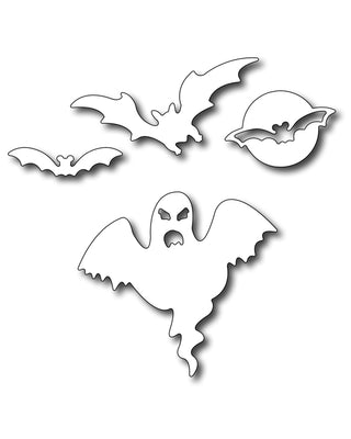 Frantic Stamper Cutting Die - Bats & Ghost
