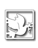 Frantic Stamper Cutting Die - Dove in Square