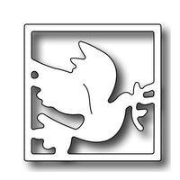 Frantic Stamper Cutting Die - Dove in Square