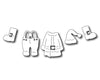 Frantic Stamper Cutting Die - Santa's Suit (set of 5 dies)