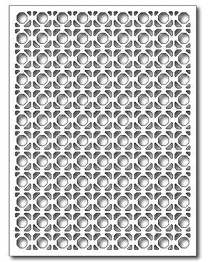 Frantic Stamper Cutting Die - Great Grate Card Panel