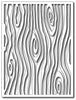 Frantic Stamper Cutting Die - Woodgrain Card Panel