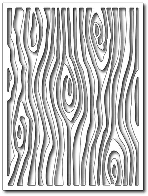 Frantic Stamper Cutting Die - Woodgrain Card Panel