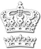Frantic Stamper Cutting Die - Majestic Crowns (set  of 2)