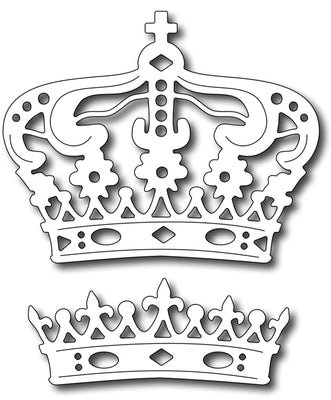 Frantic Stamper Cutting Die - Majestic Crowns (set  of 2)