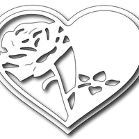 Frantic Stamper Cutting Die - Rose Heart