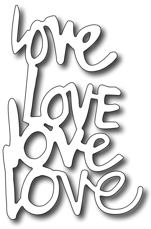 Frantic Stamper Cutting Die - Quad Love