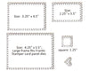 Frantic Stamper Cutting Die - Double Loop Frames