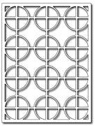 Frantic Stamper Cutting Die - Circle Cross Card Panel