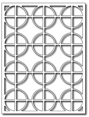 Frantic Stamper Cutting Die - Circle Cross Card Panel