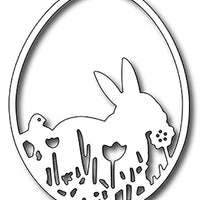 Frantic Stamper Cutting Die - Bunny Scene Egg