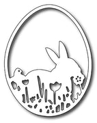 Frantic Stamper Cutting Die - Bunny Scene Egg