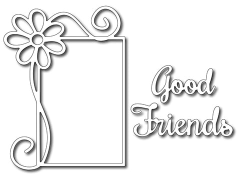 Frantic Stamper Cutting Die - Good Friends Daisy Frame (set of 3 dies)