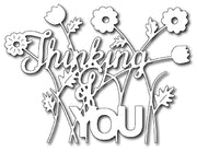 Frantic Stamper Cutting Die - Floral Thinking Of You
