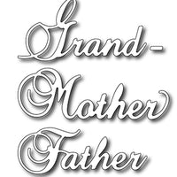 Frantic Stamper Cutting Die - Grand/Mother/Father (set of 3 dies)