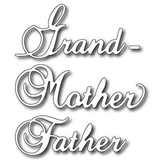 Frantic Stamper Cutting Die - Grand/Mother/Father (set of 3 dies)