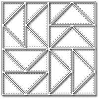 Frantic Stamper Cutting Die - Flying Geese Quilt Square