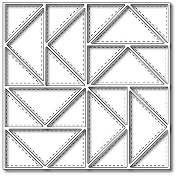 Frantic Stamper Cutting Die - Flying Geese Quilt Square