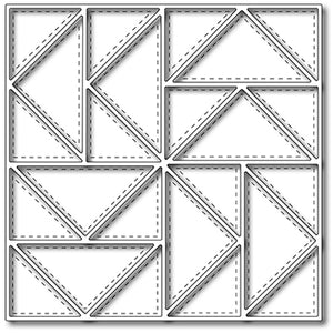 Frantic Stamper Cutting Die - Flying Geese Quilt Square