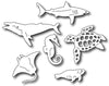 Frantic Stamper Cutting Die - Sea Creatures Icons (set of 7 dies)