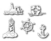 Frantic Stamper Cutting Die - Nautical Icons (set of 5 dies)