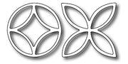 Frantic Stamper Cutting Die - Lattice Flower Accents (set of 2 dies)
