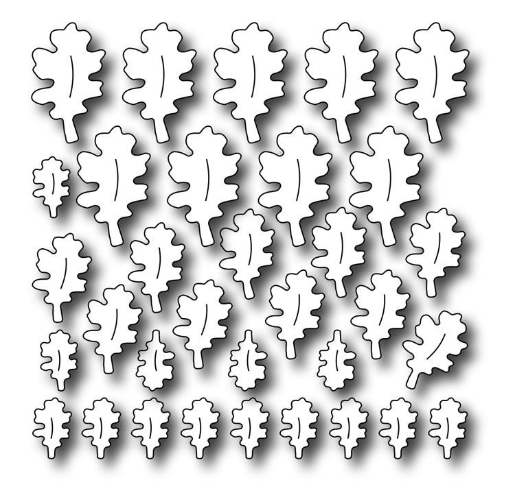 Frantic Stamper Cutting Die - Petite Oak Leaves