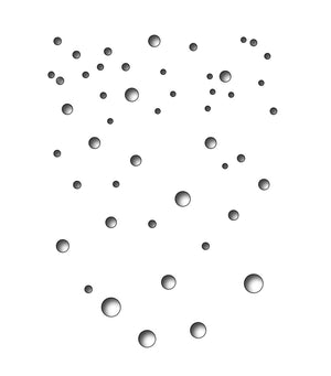 Frantic Stamper Cutting Die - Snowfall Reverse Cut