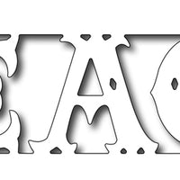 Frantic Stamper Cutting Die - Peace Card Band