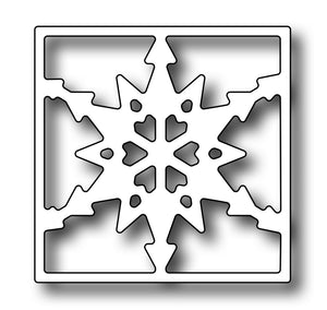 Frantic Stamper Cutting Die - Square Vignette Snowflake Insert