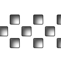 Frantic Stamper Cutting Die - Checkerboard Card Band