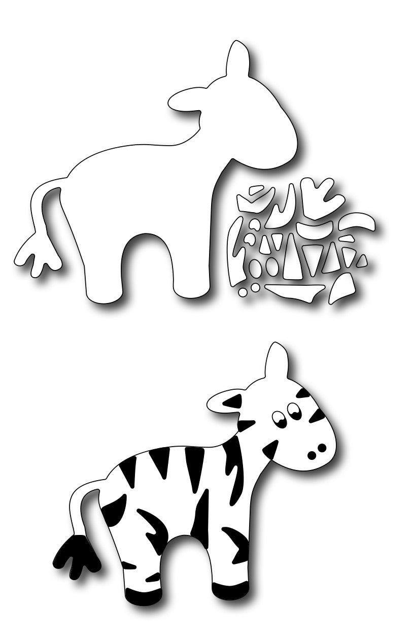 Frantic Stamper Cutting Die - Baby Zebra