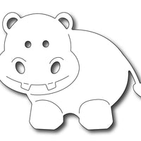 Frantic Stamper Cutting Die - Baby Hippo