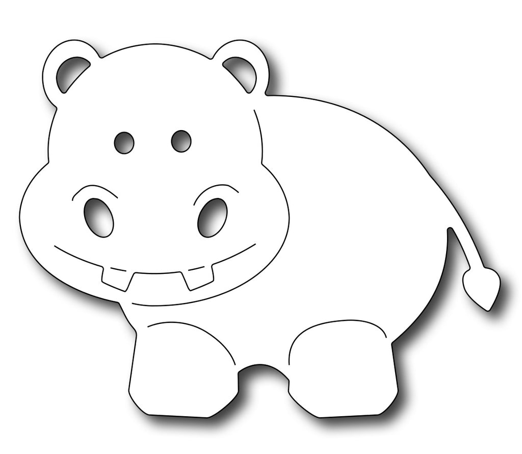 Frantic Stamper Cutting Die - Baby Hippo