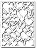 Frantic Stamper Cutting Die - Open Hearts Card Panel
