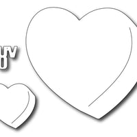 Frantic Stamper Cutting Die - Conversation Heart