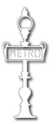Frantic Stamper Cutting Die - Metro Sign