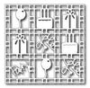 Frantic Stamper Cutting Die - Birthday Grid
