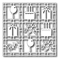 Frantic Stamper Cutting Die - Birthday Grid