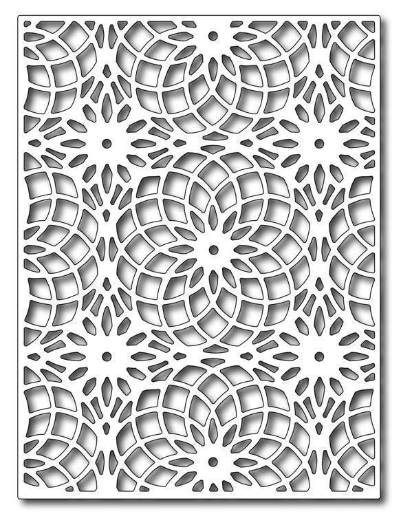 Frantic Stamper Cutting Die - Floral Eye Dazzler Card Panel