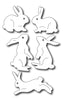 Frantic Stamper Cutting Die - Assorted Bunnies