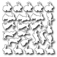 Frantic Stamper Cutting Die - Bunnies Confetti